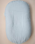 Bubba Cloud Organic Baby Lounger Blue Mountains Mist