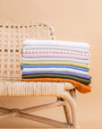 Baby Lounger (Cover Only airLUXE) Cinnamon Stripe Linen