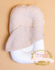 Bubba Cloud Organic Baby Lounger Cinnamon Stripe Linen