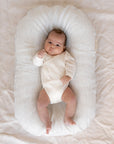 Bubba Cloud Pinstripe Linen Baby Lounger 