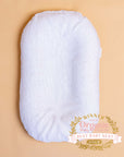 Bubba Cloud Organic Baby Lounger Pinstripe Linen