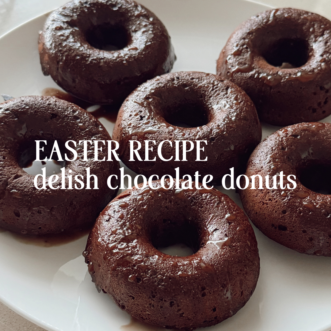 Easter Recipe , Chocolate Donuts 🍩 🐰