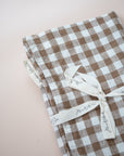 Heirloom Gingham Cot Sheet