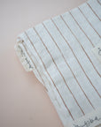 Bubba Cloud Organic Baby Lounger Terracotta Pinstripe