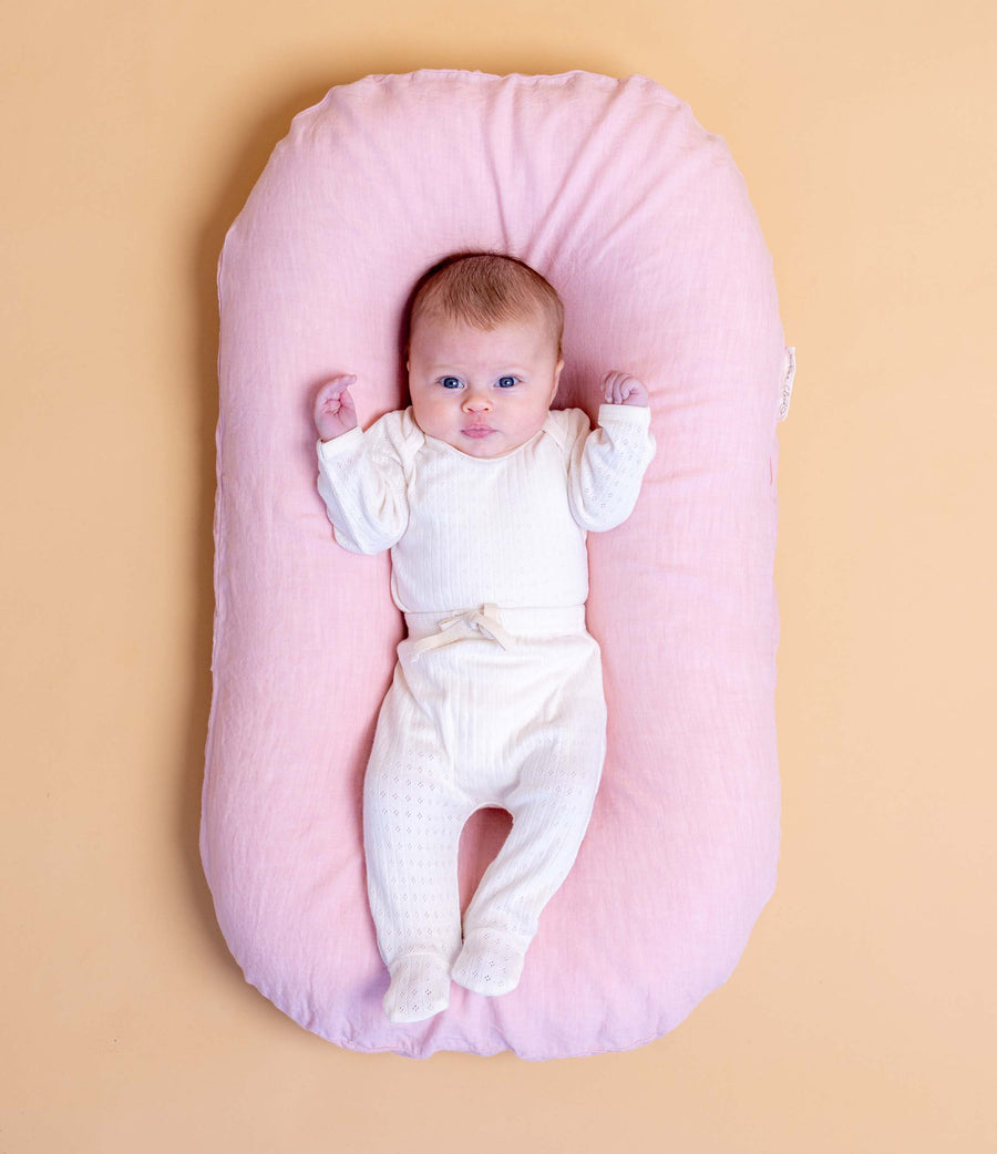 Baby Lounger (Cover Only airLUXE) Coconut Ice Linen
