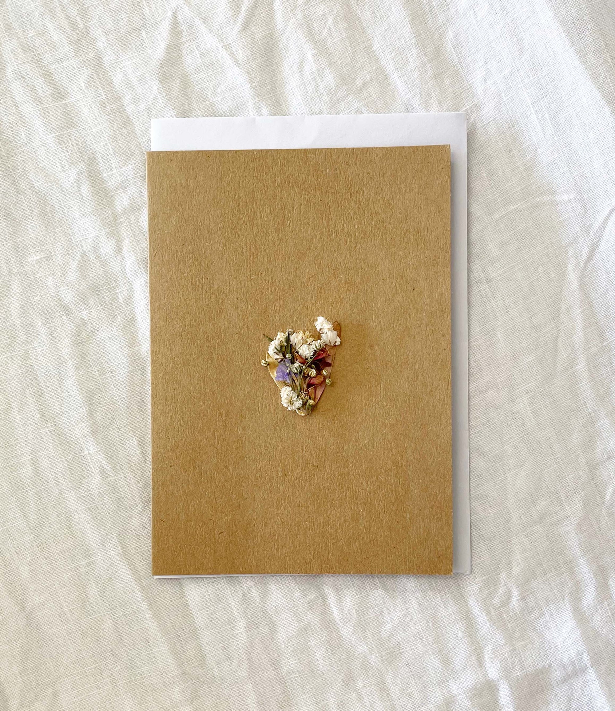 Greeting Card - Dried Flower Bunch 