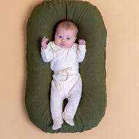 Baby Lounger (Cover Only airLUXE) Forest Green Linen