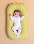 Bubba Cloud Organic Baby Lounger Lemongrass Linen