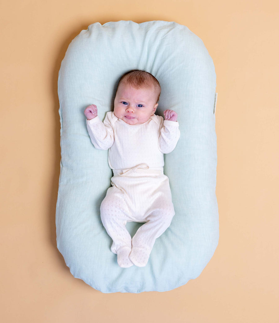 Baby Lounger (Cover Only airLUXE) Spearmint Linen
