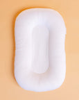 Bubba Cloud Organic Baby Lounger Coconut Ice Linen